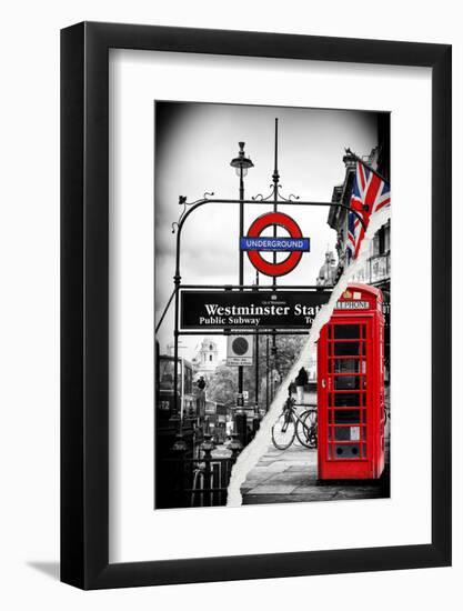 Dual Torn Posters Series - London-Philippe Hugonnard-Framed Photographic Print