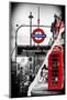 Dual Torn Posters Series - London-Philippe Hugonnard-Mounted Photographic Print