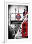 Dual Torn Posters Series - London-Philippe Hugonnard-Framed Photographic Print