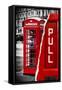 Dual Torn Posters Series - London-Philippe Hugonnard-Framed Stretched Canvas