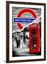 Dual Torn Posters Series - London-Philippe Hugonnard-Framed Photographic Print