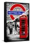 Dual Torn Posters Series - London-Philippe Hugonnard-Framed Stretched Canvas