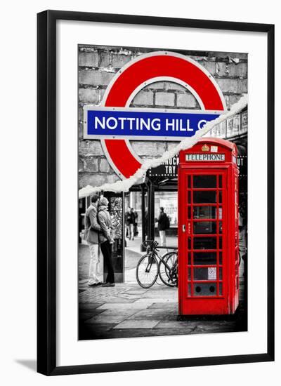 Dual Torn Posters Series - London-Philippe Hugonnard-Framed Photographic Print