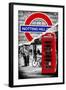 Dual Torn Posters Series - London-Philippe Hugonnard-Framed Photographic Print