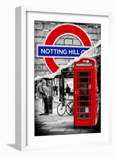 Dual Torn Posters Series - London-Philippe Hugonnard-Framed Photographic Print