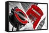 Dual Torn Posters Series - London-Philippe Hugonnard-Framed Stretched Canvas