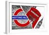 Dual Torn Posters Series - London-Philippe Hugonnard-Framed Photographic Print