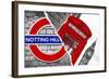 Dual Torn Posters Series - London-Philippe Hugonnard-Framed Photographic Print