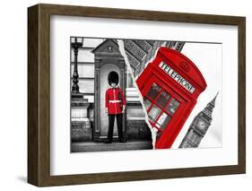 Dual Torn Posters Series - London-Philippe Hugonnard-Framed Photographic Print