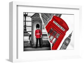 Dual Torn Posters Series - London-Philippe Hugonnard-Framed Photographic Print