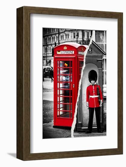 Dual Torn Posters Series - London-Philippe Hugonnard-Framed Photographic Print