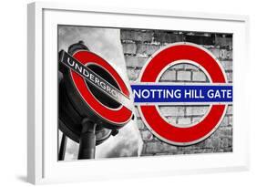 Dual Torn Posters Series - London-Philippe Hugonnard-Framed Photographic Print