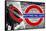 Dual Torn Posters Series - London-Philippe Hugonnard-Framed Stretched Canvas