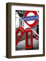 Dual Torn Posters Series - London-Philippe Hugonnard-Framed Photographic Print