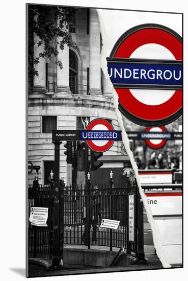 Dual Torn Posters Series - London-Philippe Hugonnard-Mounted Photographic Print