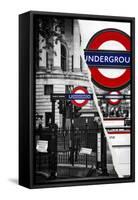 Dual Torn Posters Series - London-Philippe Hugonnard-Framed Stretched Canvas