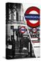 Dual Torn Posters Series - London-Philippe Hugonnard-Stretched Canvas