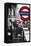 Dual Torn Posters Series - London-Philippe Hugonnard-Framed Stretched Canvas