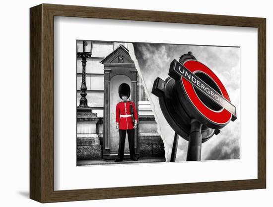 Dual Torn Posters Series - London-Philippe Hugonnard-Framed Photographic Print