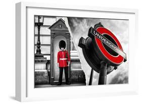 Dual Torn Posters Series - London-Philippe Hugonnard-Framed Photographic Print