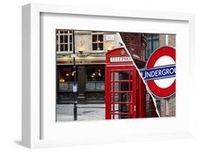 Dual Torn Posters Series - London-Philippe Hugonnard-Framed Photographic Print