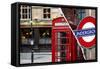 Dual Torn Posters Series - London-Philippe Hugonnard-Framed Stretched Canvas