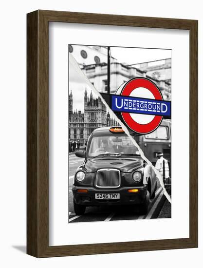 Dual Torn Posters Series - London-Philippe Hugonnard-Framed Photographic Print