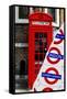 Dual Torn Posters Series - London-Philippe Hugonnard-Framed Stretched Canvas