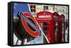 Dual Torn Posters Series - London-Philippe Hugonnard-Framed Stretched Canvas