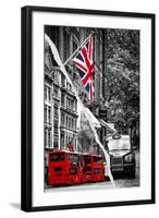 Dual Torn Posters Series - London-Philippe Hugonnard-Framed Photographic Print