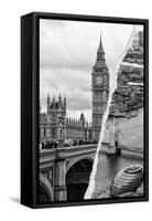 Dual Torn Posters Series - London-Philippe Hugonnard-Framed Stretched Canvas