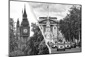 Dual Torn Posters Series - London-Philippe Hugonnard-Mounted Photographic Print