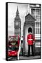 Dual Torn Posters Series - London-Philippe Hugonnard-Framed Stretched Canvas