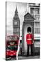 Dual Torn Posters Series - London-Philippe Hugonnard-Stretched Canvas