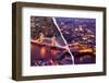 Dual Torn Posters Series - London-Philippe Hugonnard-Framed Photographic Print