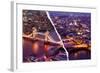 Dual Torn Posters Series - London-Philippe Hugonnard-Framed Photographic Print