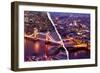 Dual Torn Posters Series - London-Philippe Hugonnard-Framed Photographic Print