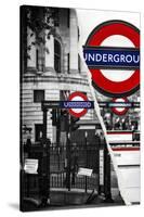 Dual Torn Posters Series - London-Philippe Hugonnard-Stretched Canvas