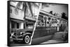 Dual Torn Posters Series - Miami-Philippe Hugonnard-Framed Stretched Canvas