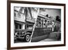 Dual Torn Posters Series - Miami-Philippe Hugonnard-Framed Photographic Print