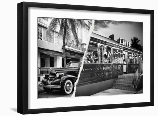 Dual Torn Posters Series - Miami-Philippe Hugonnard-Framed Photographic Print