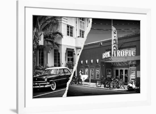 Dual Torn Posters Series - Miami-Philippe Hugonnard-Framed Photographic Print