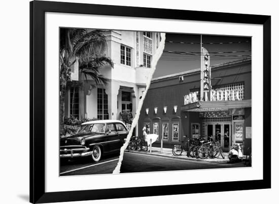 Dual Torn Posters Series - Miami-Philippe Hugonnard-Framed Photographic Print