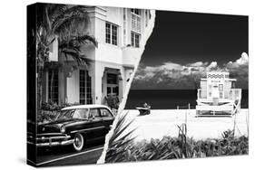 Dual Torn Posters Series - Miami-Philippe Hugonnard-Stretched Canvas