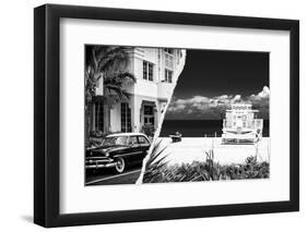 Dual Torn Posters Series - Miami-Philippe Hugonnard-Framed Premium Photographic Print