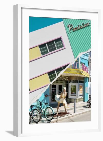 Dual Torn Posters Series - Miami-Philippe Hugonnard-Framed Photographic Print