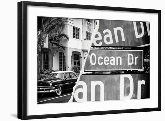 Dual Torn Posters Series - Miami-Philippe Hugonnard-Framed Photographic Print