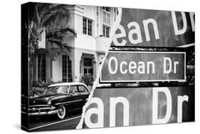 Dual Torn Posters Series - Miami-Philippe Hugonnard-Stretched Canvas