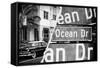 Dual Torn Posters Series - Miami-Philippe Hugonnard-Framed Stretched Canvas