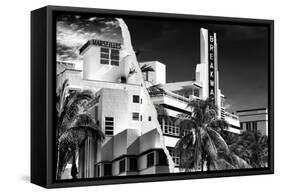 Dual Torn Posters Series - Miami-Philippe Hugonnard-Framed Stretched Canvas